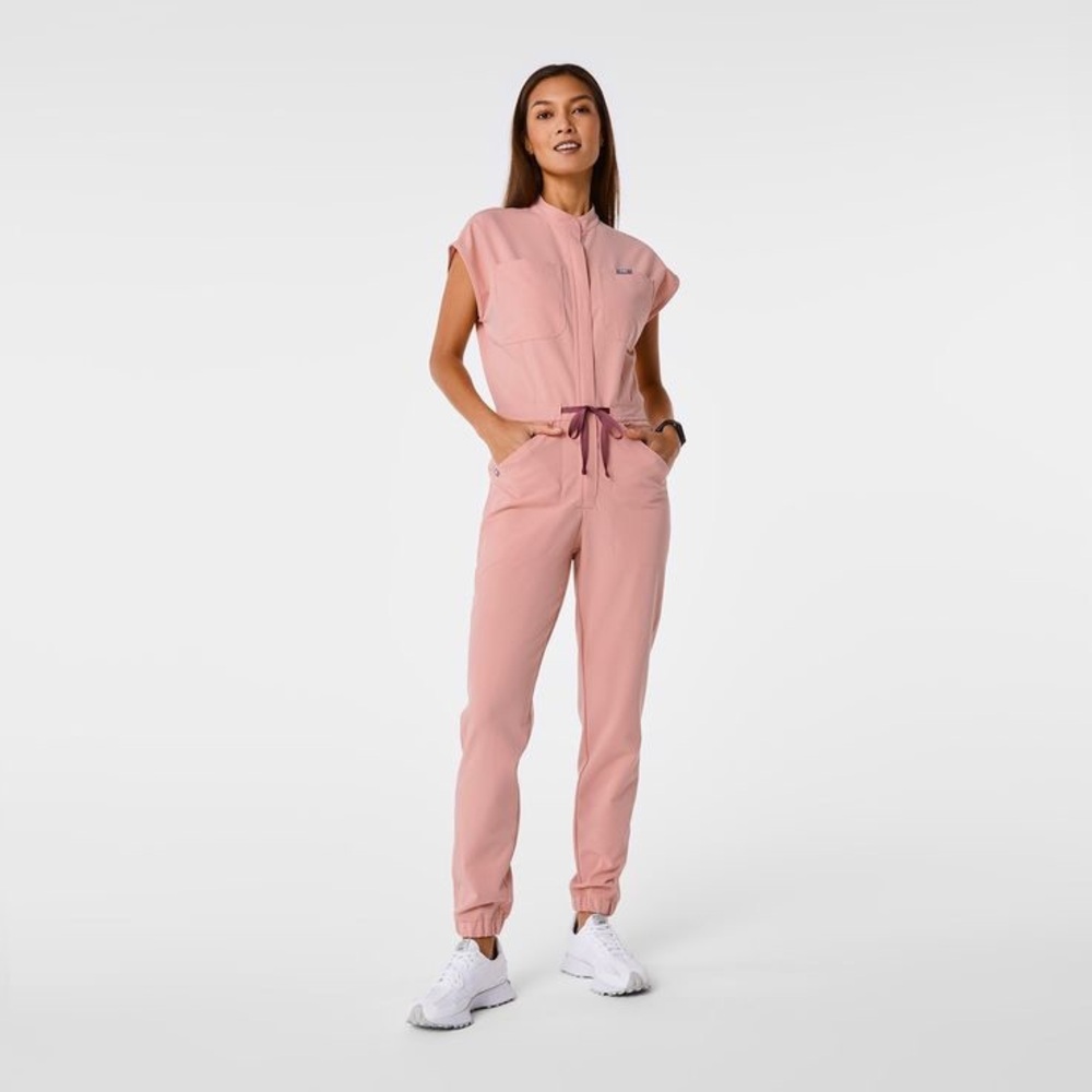 FIGS Pink Sand Rafaela Jumpsuit | Size Small